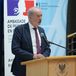Konferencja o współpracy akademickiej w Trójkącie Weimarskim. Fot. Mirosław Kaźmierczak/UW