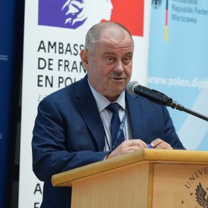 Konferencja o współpracy akademickiej w Trójkącie Weimarskim. Fot. Mirosław Kaźmierczak/UW