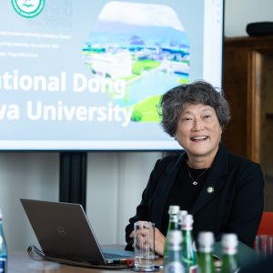 Współpraca z National Dong Hwa University. Fot. M. Kaźmierczak/UW