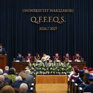 Inauguracja roku akademickiego 2026/2027 na UW. Fot. Mirosław Kaźmierczak/UW